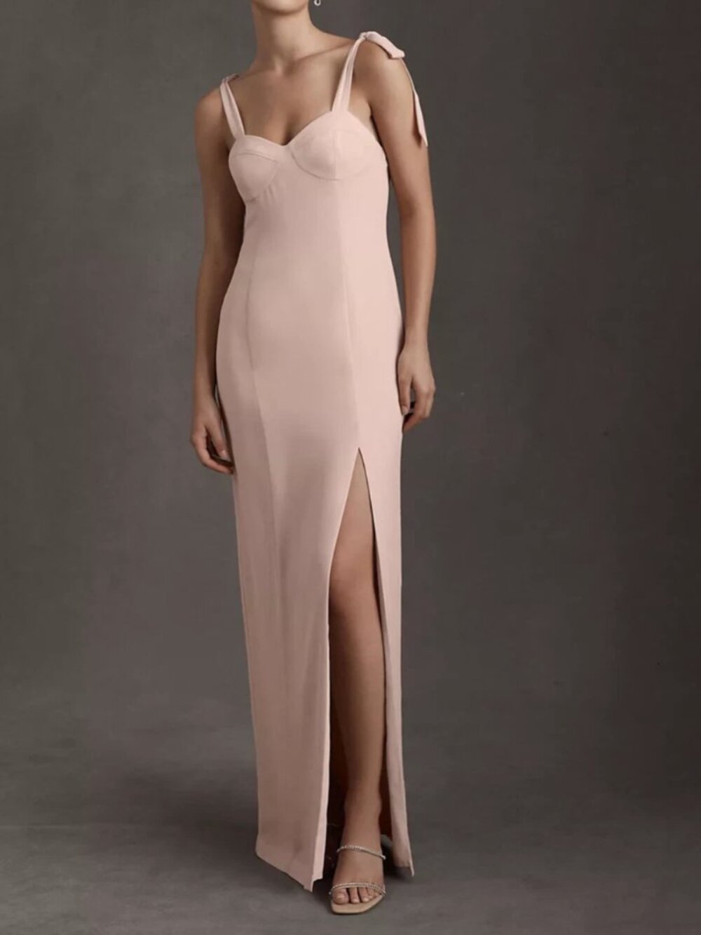 BHLDN Anthropologie | Antonia Georgette Shoulder Tie Dress Sz 0